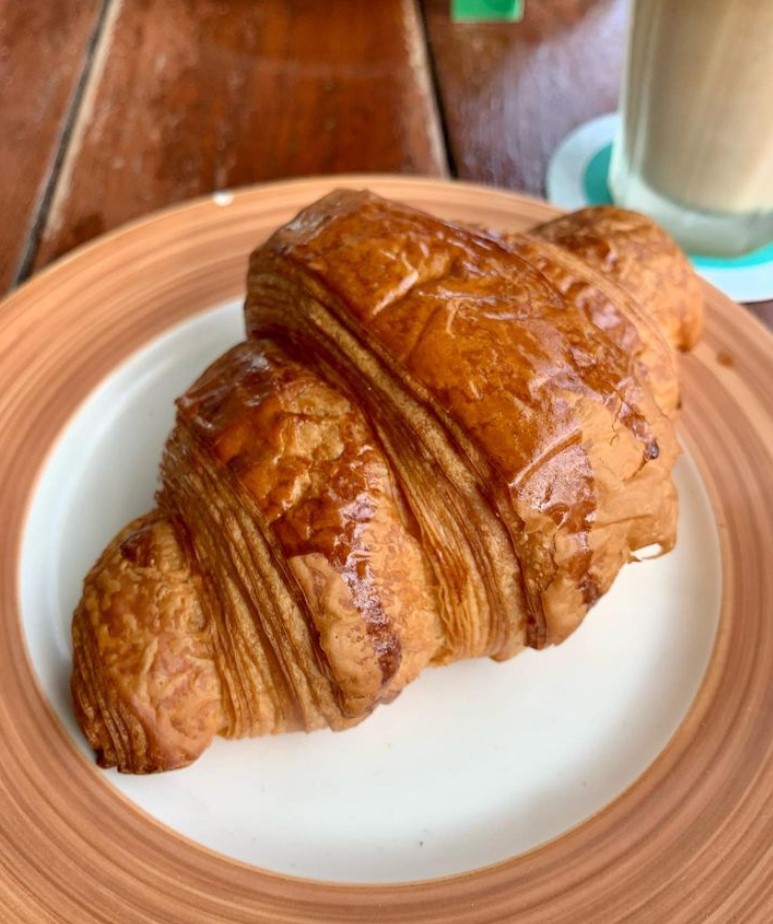 fresh croissant on a plate-prive keppel bay 