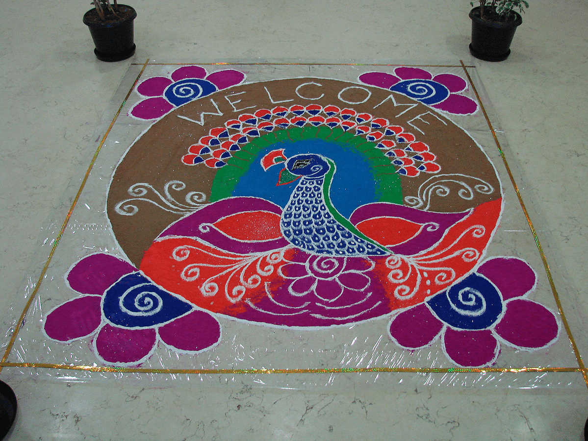 deepavali celebrations - rangoli