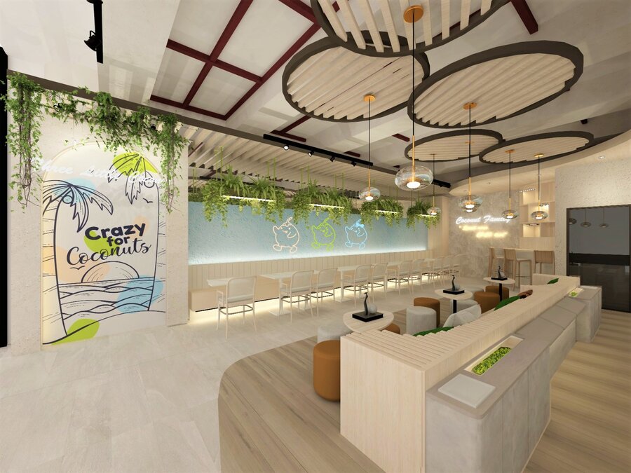 11 New Cafes & Restaurants In November - Three Little Coconut interior