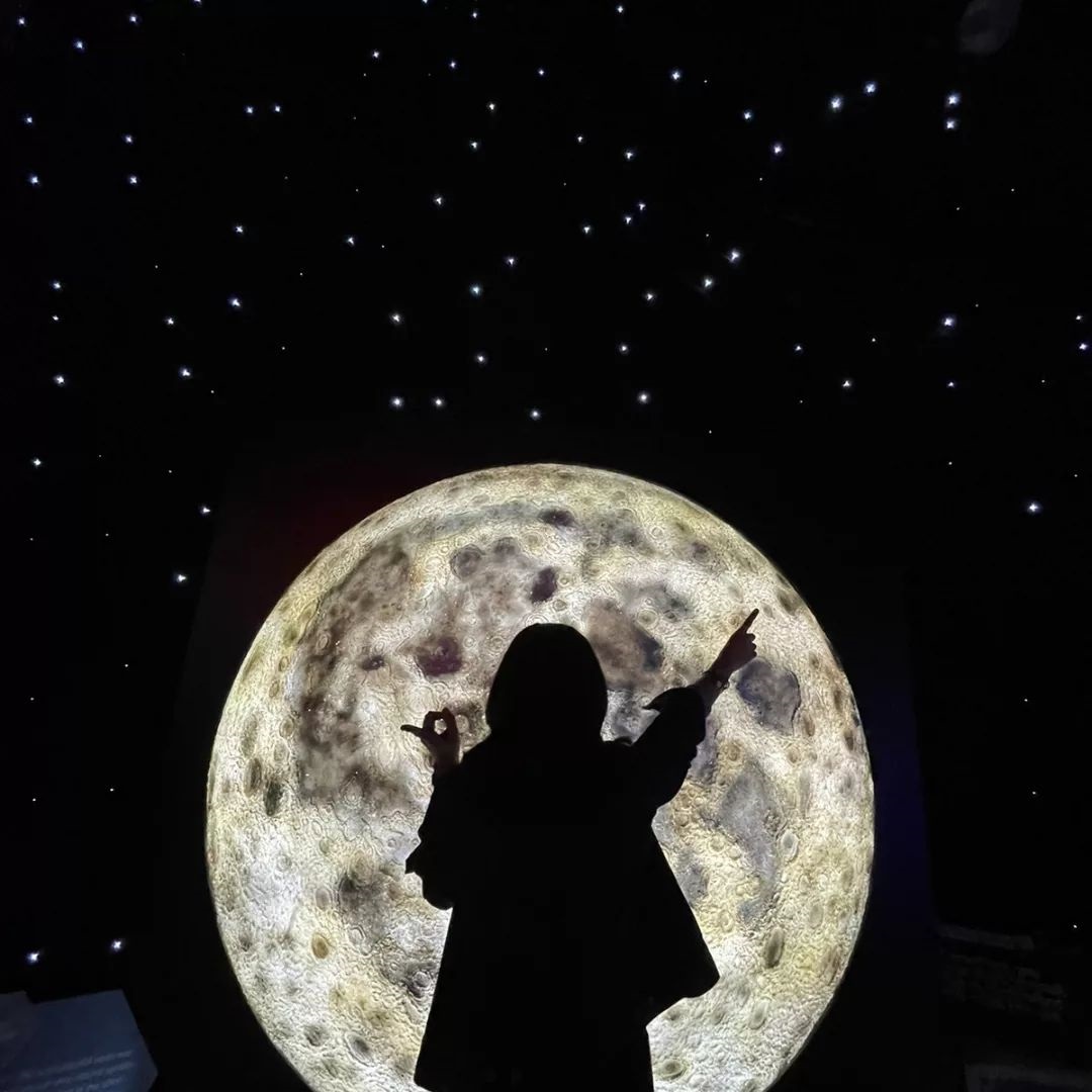 mind museum moon lighting sculpture in manila