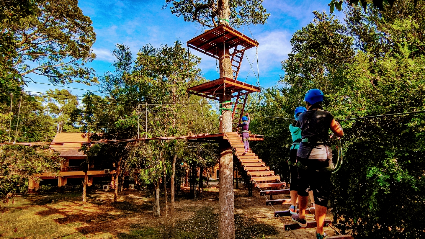 things to do near bangkok - Tree Top Adventure Park 2