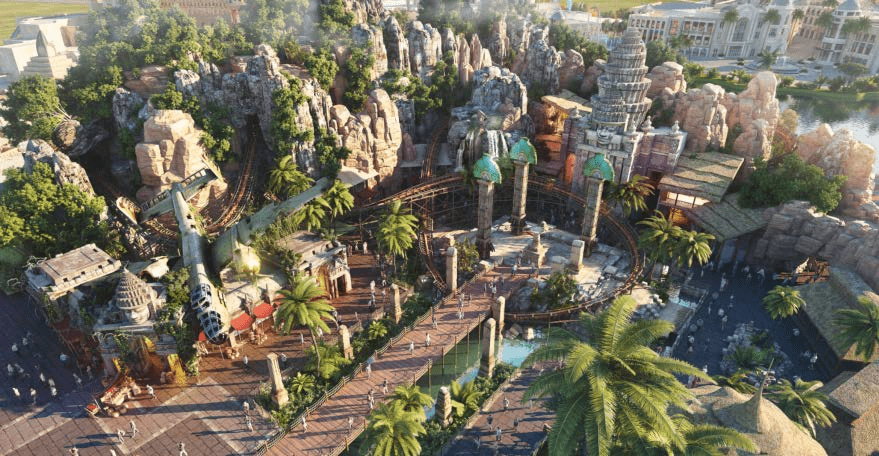 Artist Rendition Of The Lost Kingdom At Paramount Park Kunming