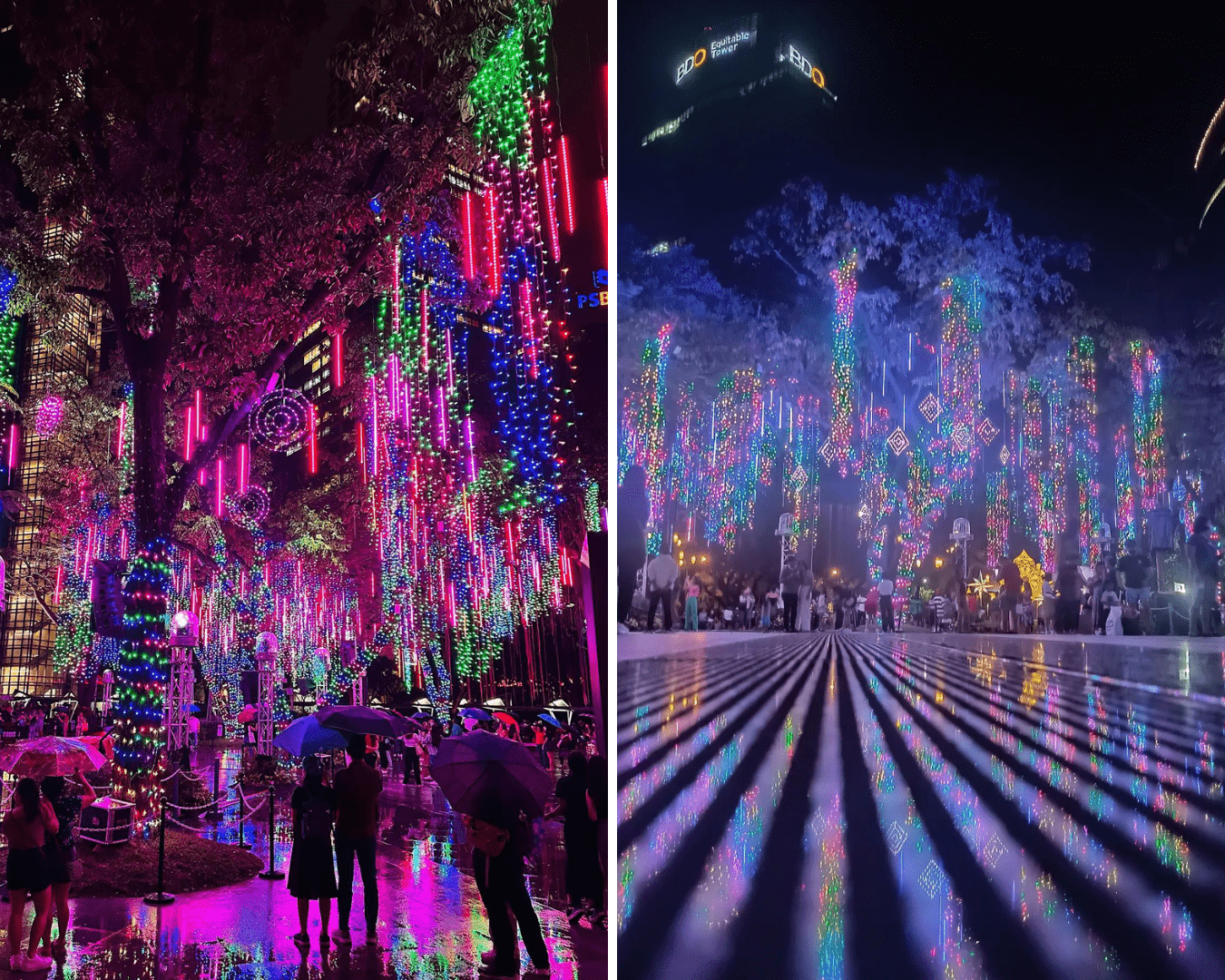 Christmas decor & light-ups in Asia 2023 - Makati Manila Philippines
