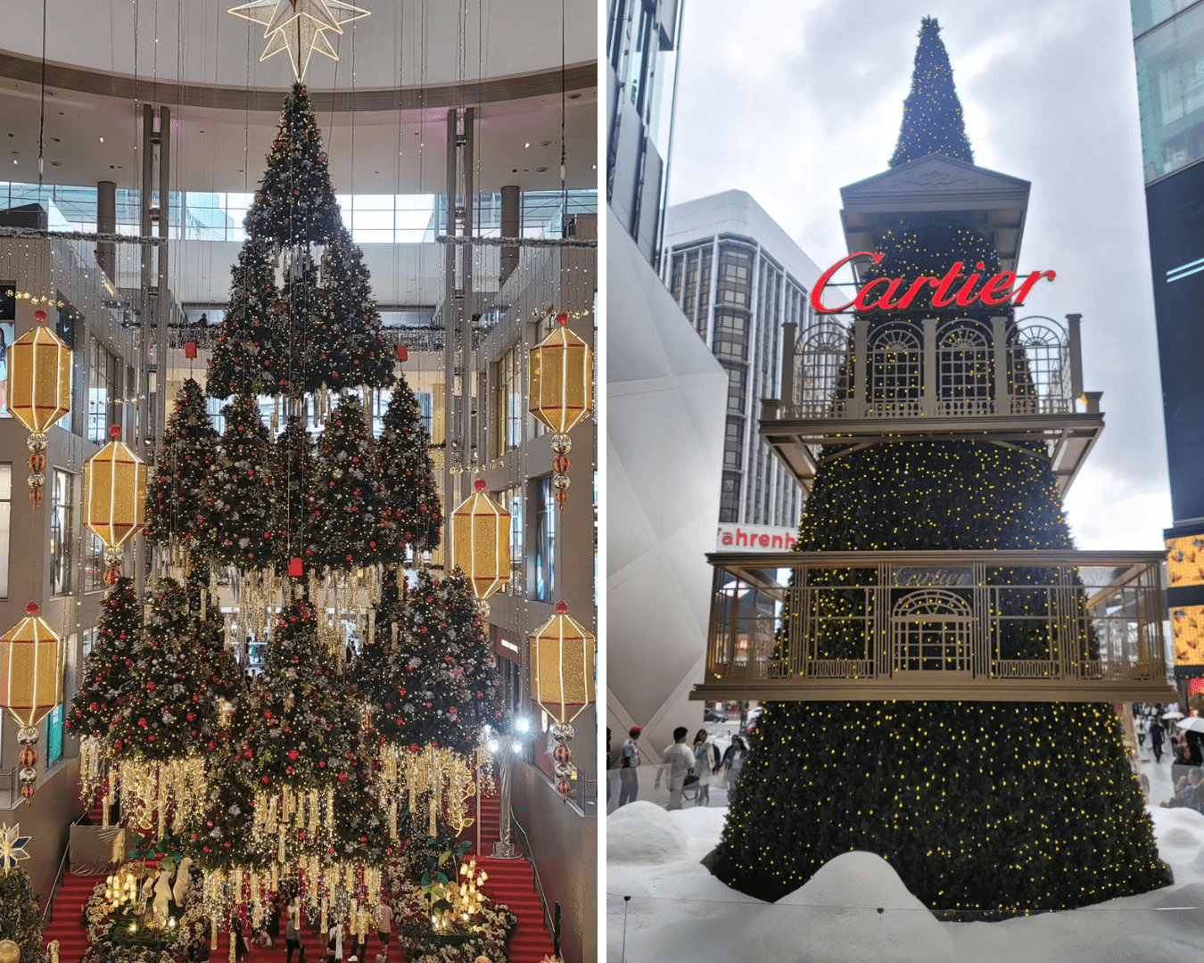 Christmas decor & light-ups in Asia 2023 - Pavilion KL xmas trees