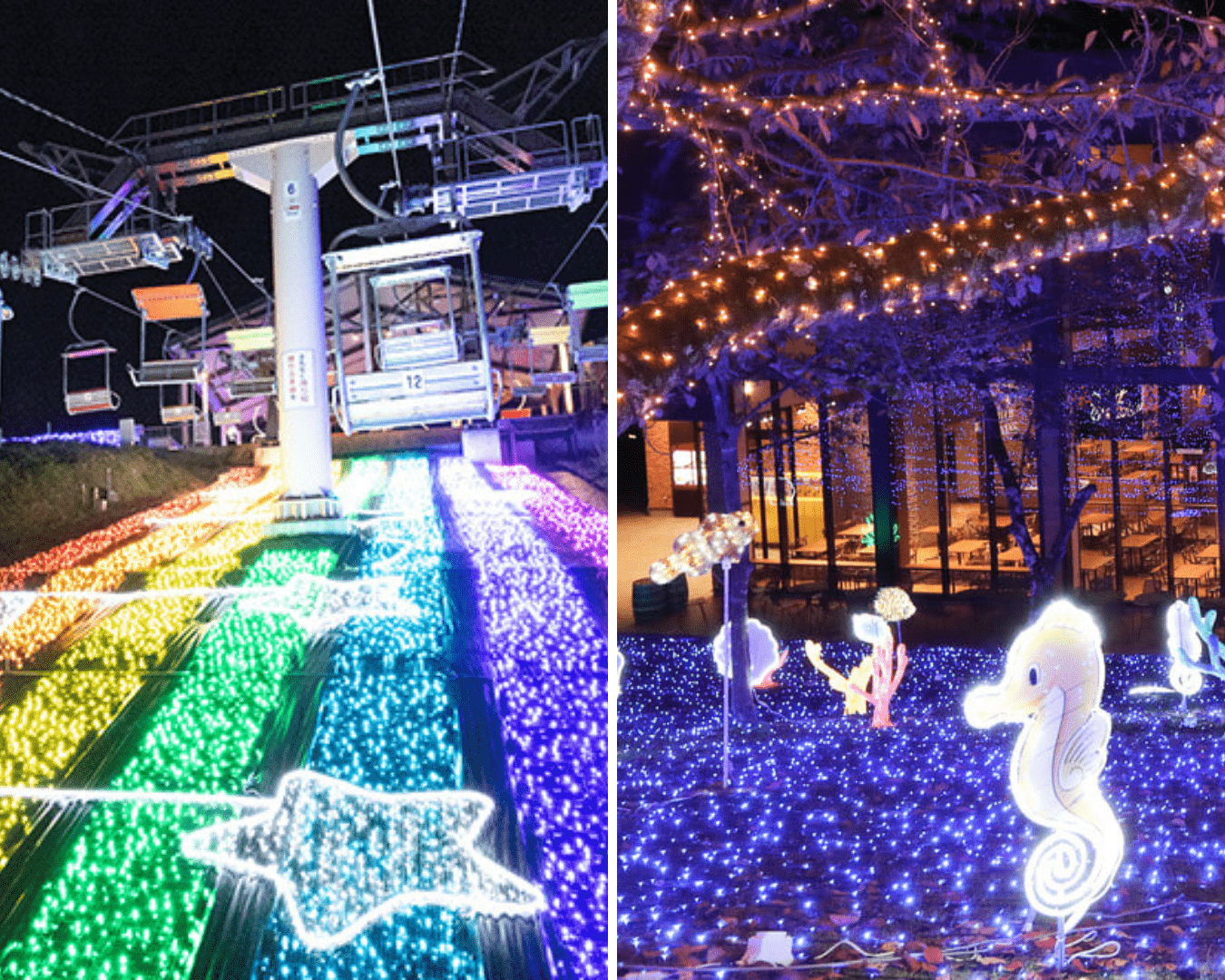 Christmas decor & light-ups in Asia 2023 - Sagamiko Illumination