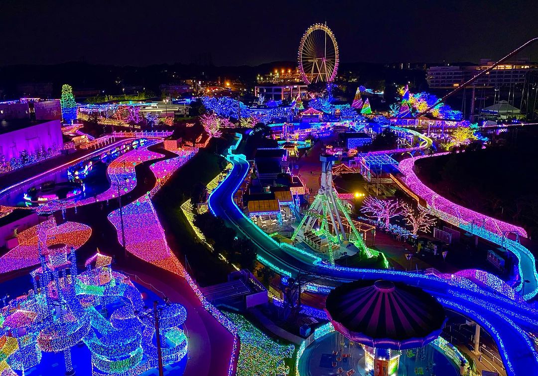 Christmas decor & light-ups in Asia 2023 - Yomiuriland Jewellumination