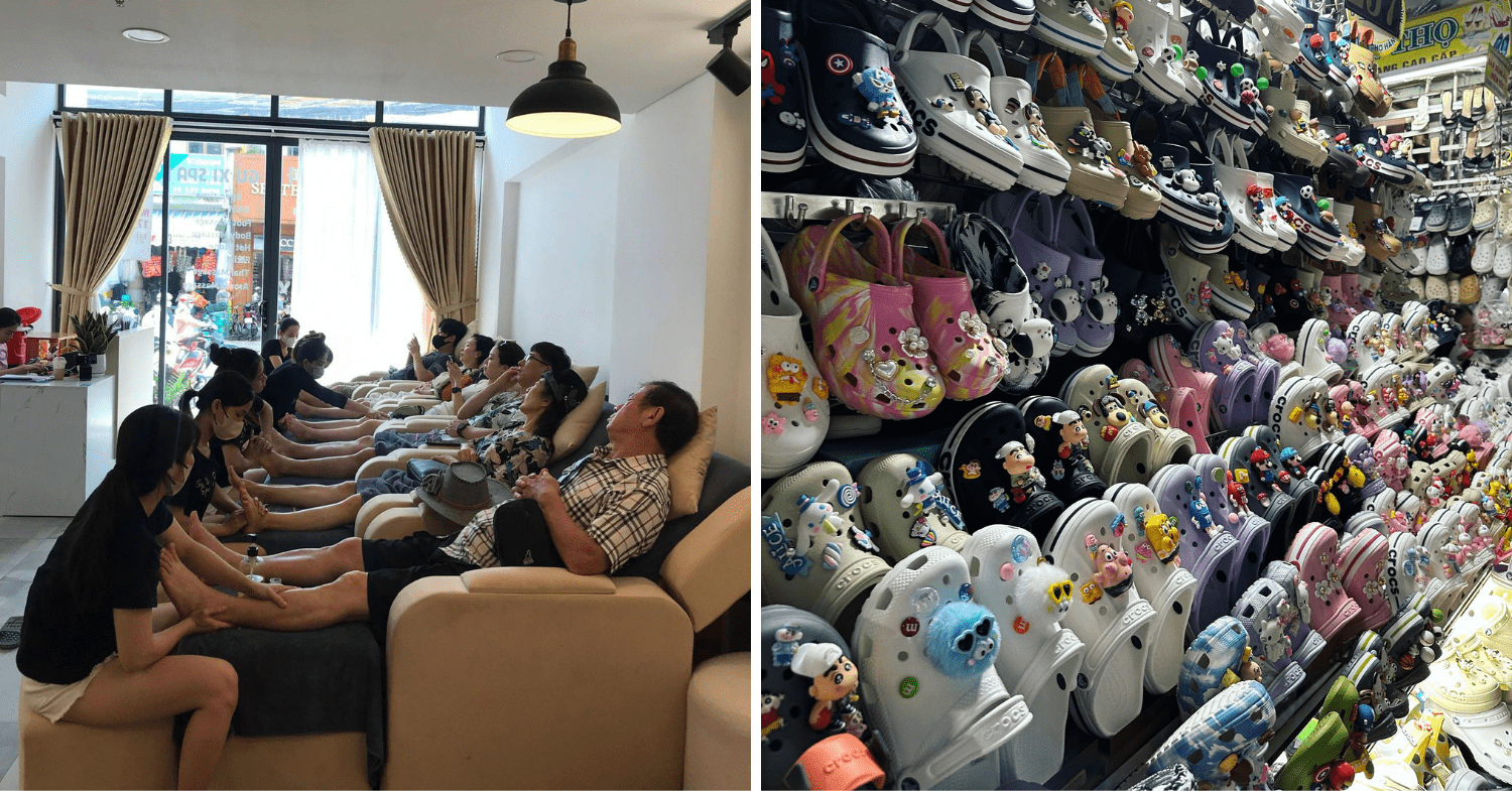 Family-friendly things to do in Da Nang, Vietnam - Han Market foot massage and show shops