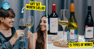 Just Wine FairPrice Finest Crsytal Glass Gift Set With Purchase