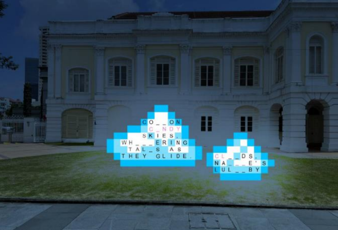 8-Bit Word Clouds Cloudscape of Literary Arts Reimagined