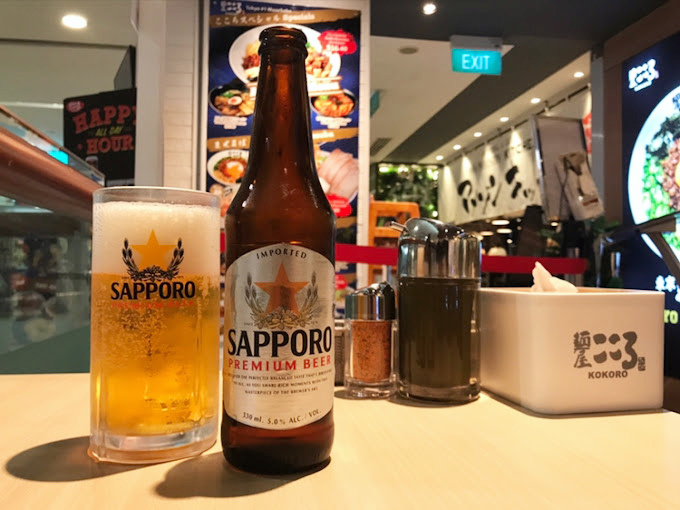 Menya Kokoro Free-Flow Alcohol - Sapporo Draft Beer