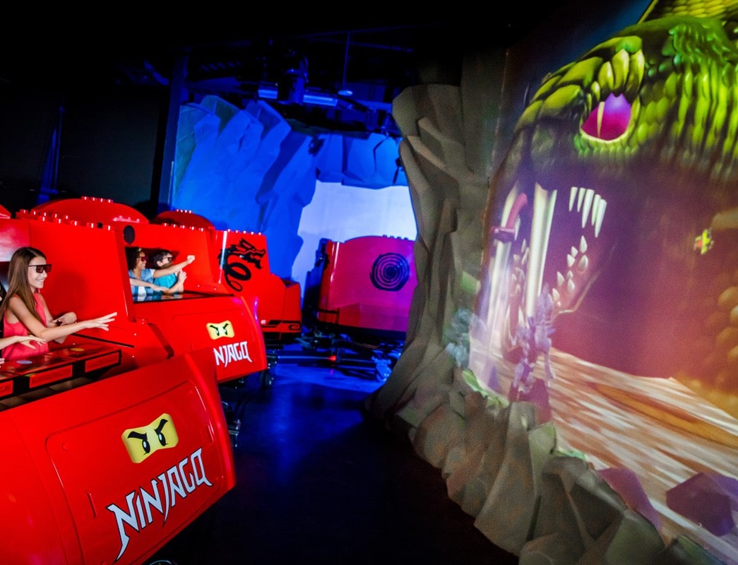 New & upcoming theme parks in Asia - 3D ride NinjaGo