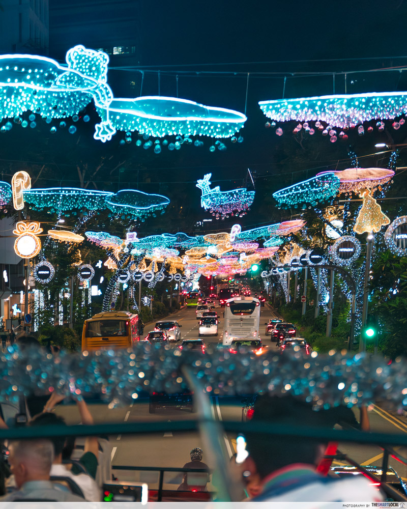 Orchard Road Christmas Lights 2023 - Street lights