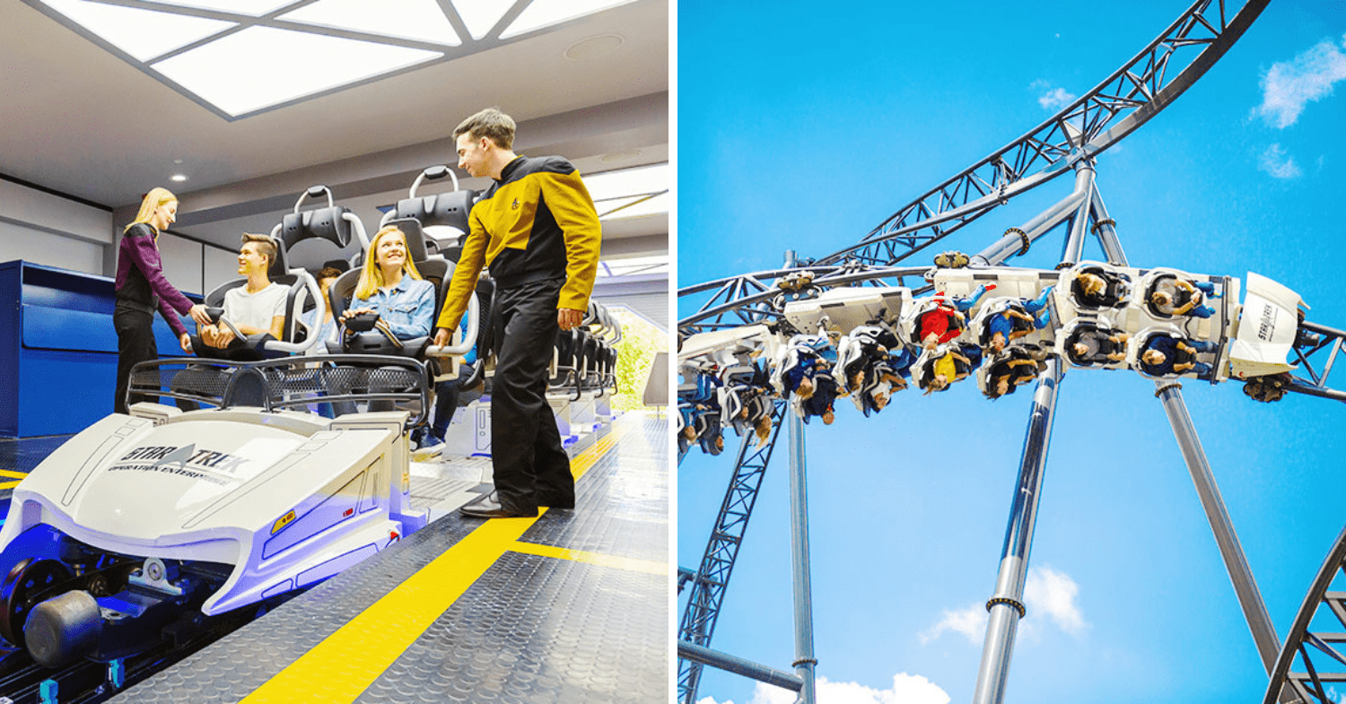 Star Trek Operation Enterprise Roller Coaster At Movie Park Germany