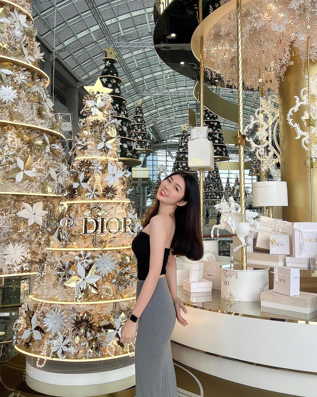 The Shoppes At Marina Bay Sands Dior Installation