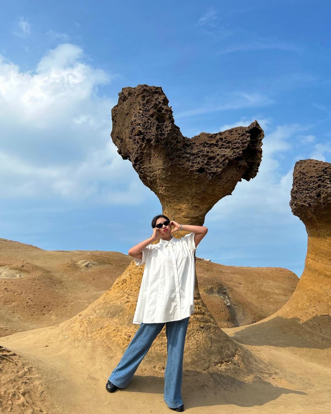 Yehliu Geopark Heart-Shaped Rock