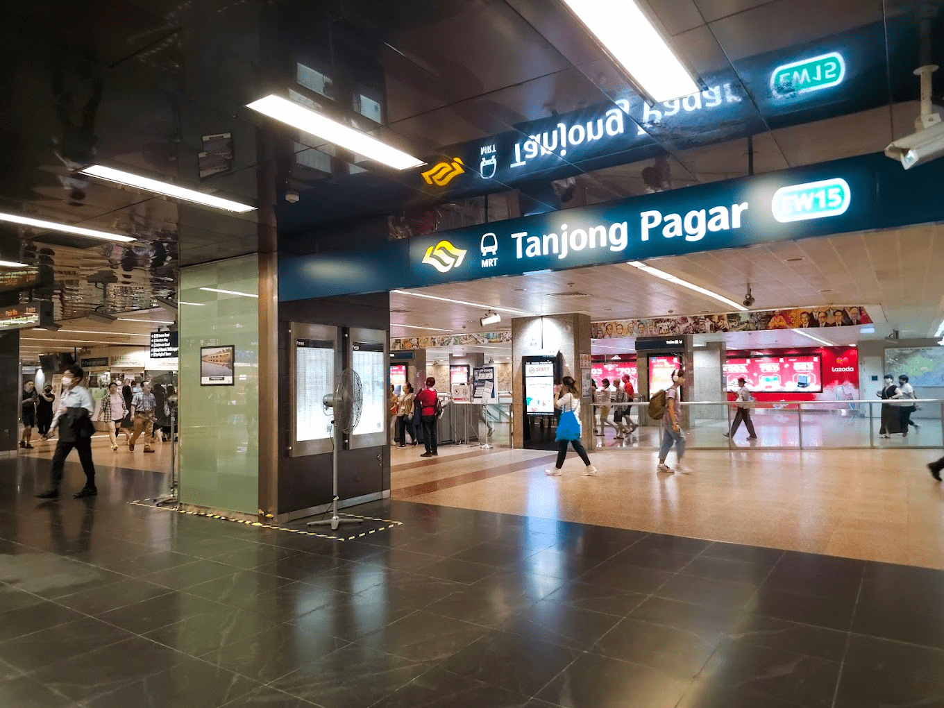 MRT Hacks - Tanjong Pagar MRT station