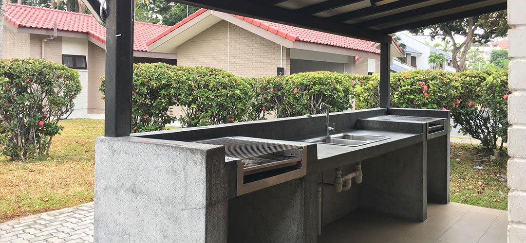 Pet-Friendly Hotels, Resorts, & Chalets in Singapore - BBQ pit at CSC Loyang