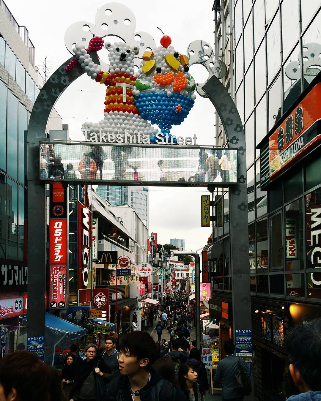 Anime-Like Places In Japan - Takeshita Street in Tokyo
