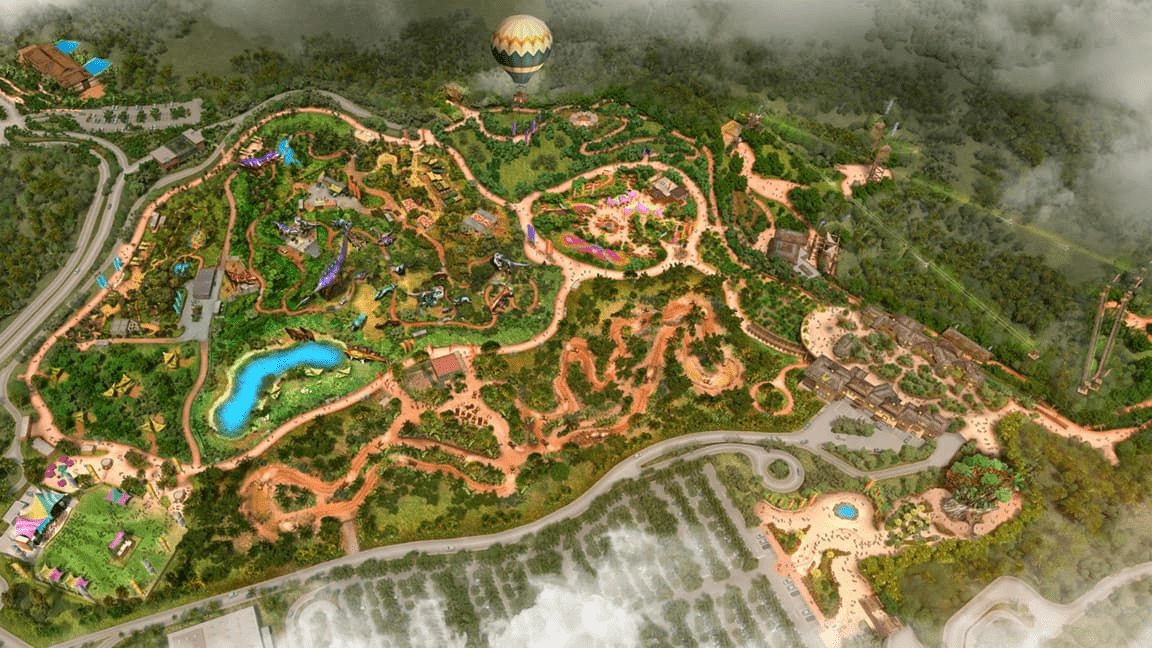 junglia theme park - map