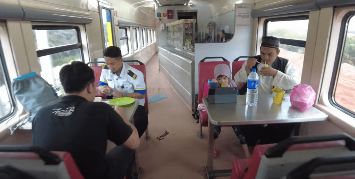 longest train ride - ktm dining