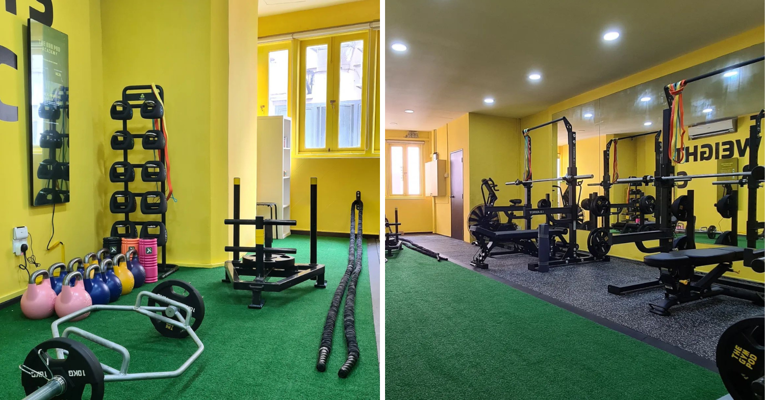 24 hour gyms singapore - the gym pod interior