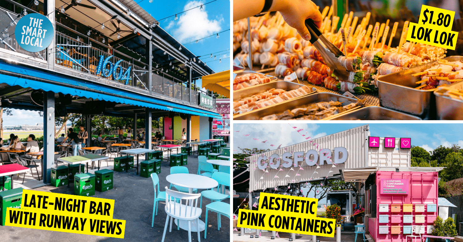 Cosford Container Park First Look – Tteokbokki, Grilled Lobsters & Views Of Changi Airport Runway