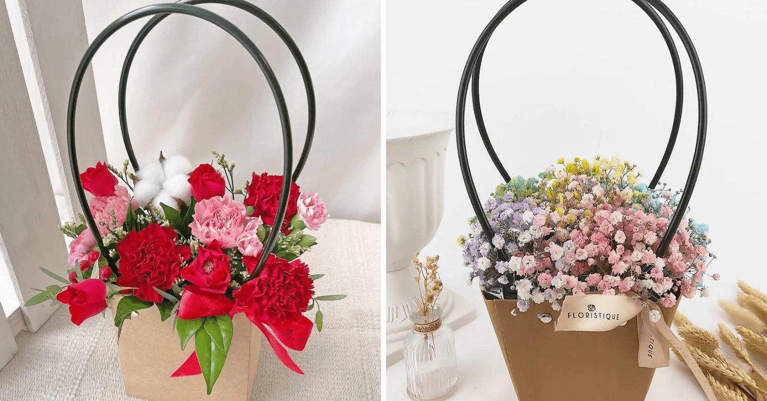 Flower Delivery Singapore - Floristique flower bags