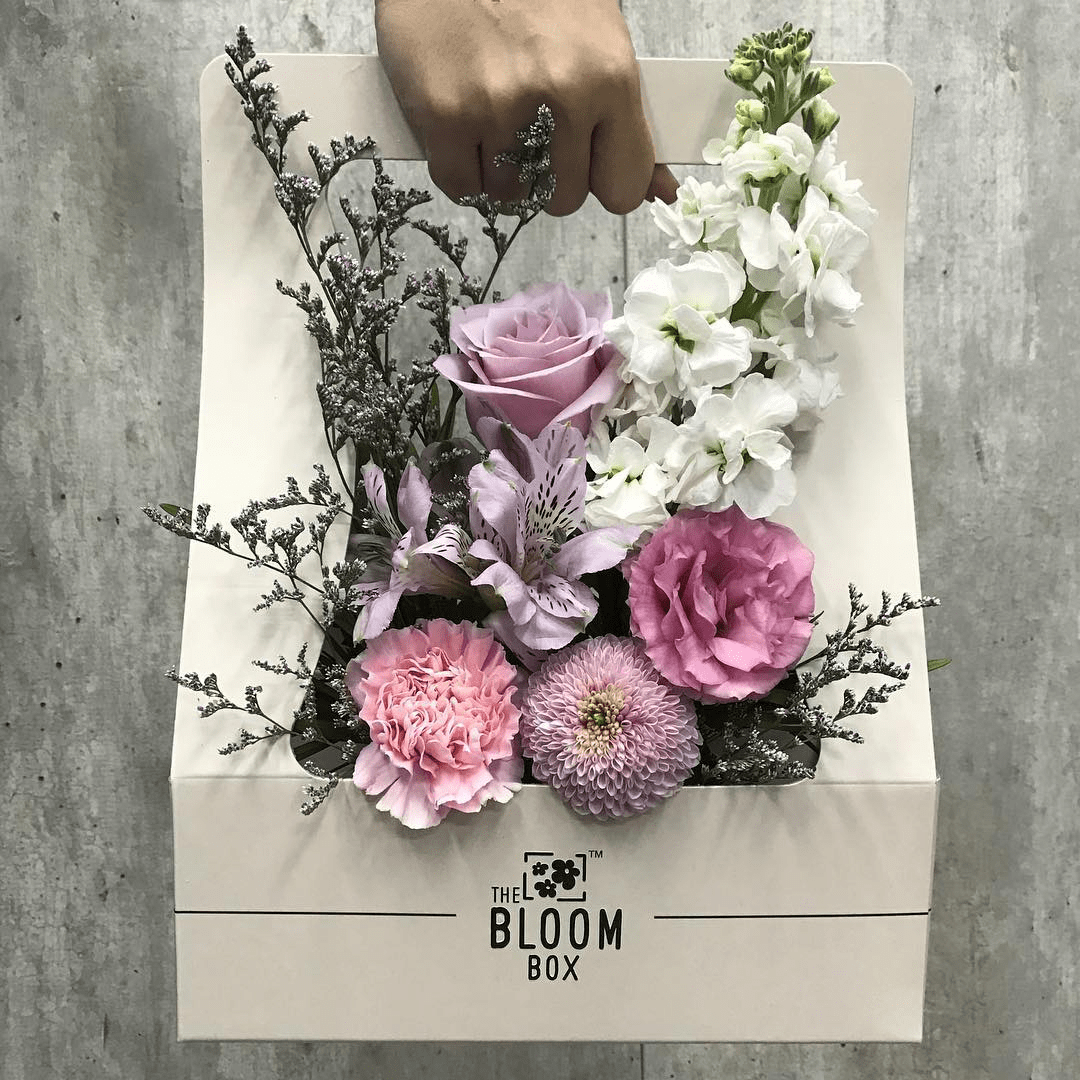 Flower Delivery Singapore - The Bloom Box pastel flowers