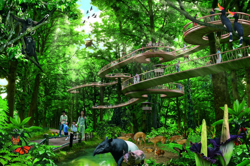New and Upcoming Attractions in Singapore - Tentative Park Design