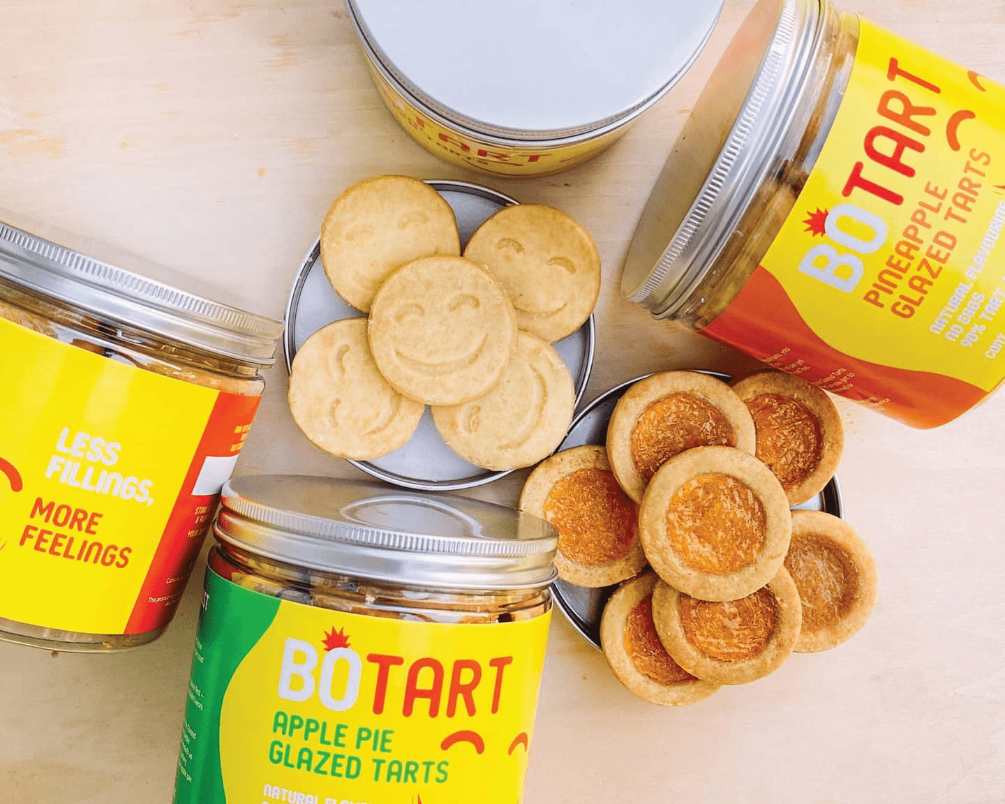 Online Bakeries To Get Unique Homemade CNY Goodies - BoTart apple pie glazed tarts