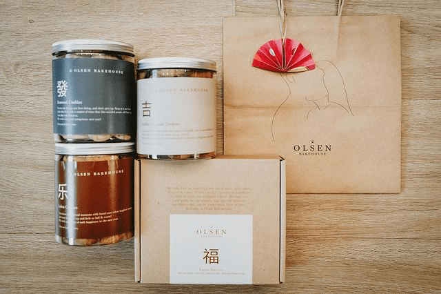 Online Bakeries To Get Unique Homemade CNY Goodies - CNY Gift Set Olsen Bakehouse