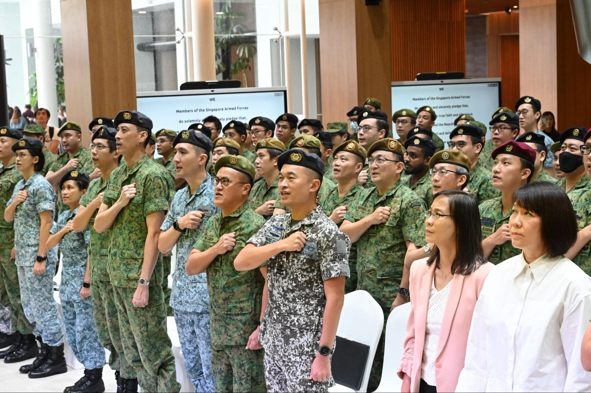 Why Singaporean men look forward to in-camp training - NCS SAF rededication day