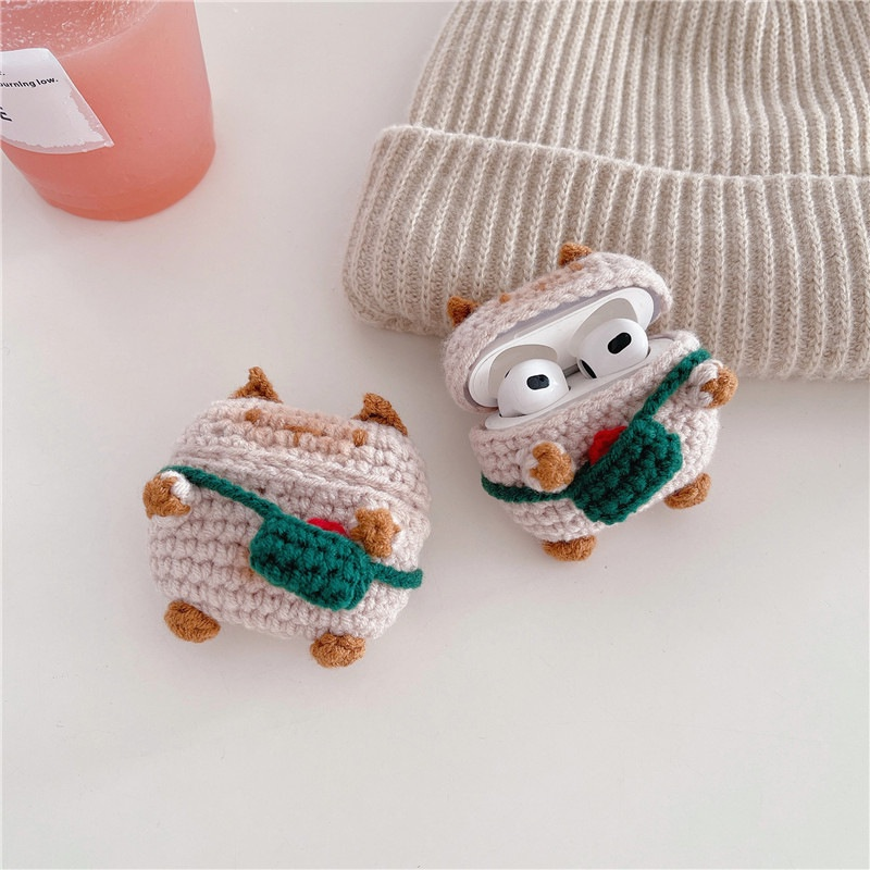 airpods cases - crochet cat