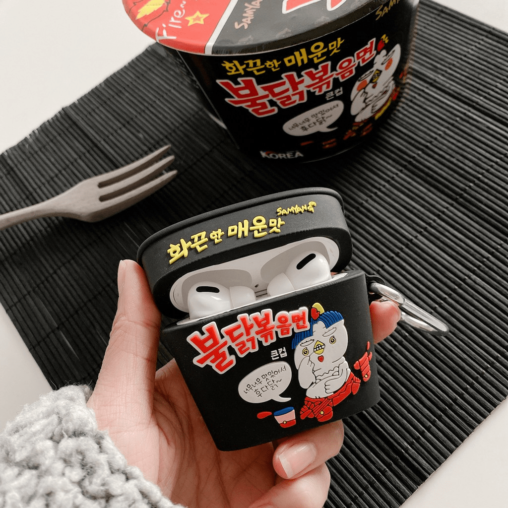 airpods cases - samyang noodles