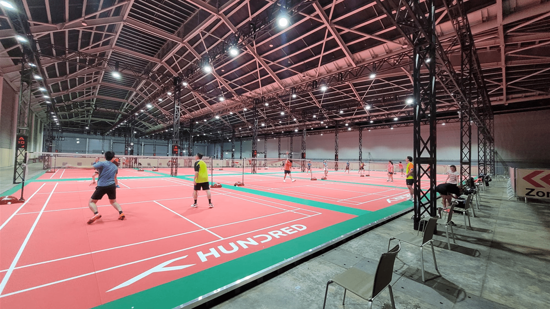 badminton court - Singapore Badminton Hall at EXPO