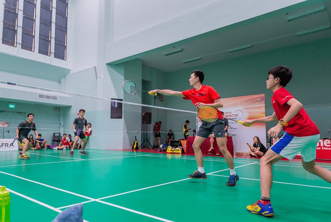 badminton court - safra tampines