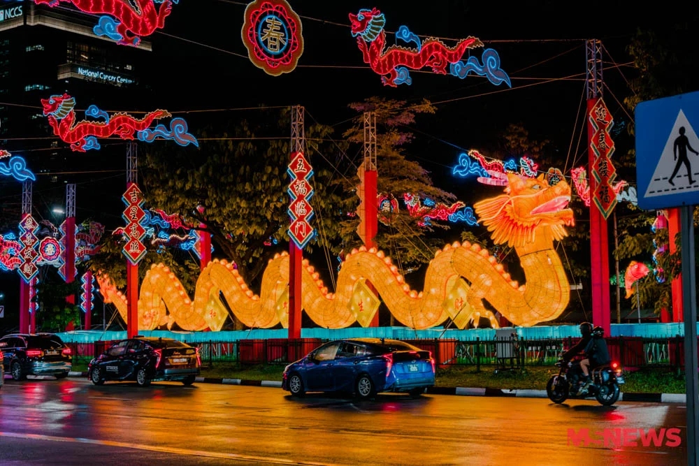 cny decor events 2024 - chinatown light up