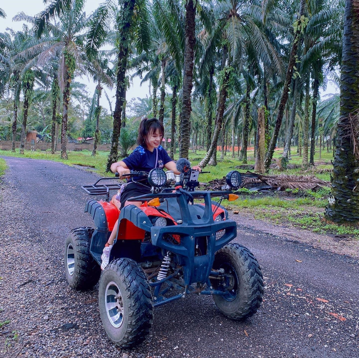 Relaxing resorts in Johor - Rina Balinese Resort ATV ride