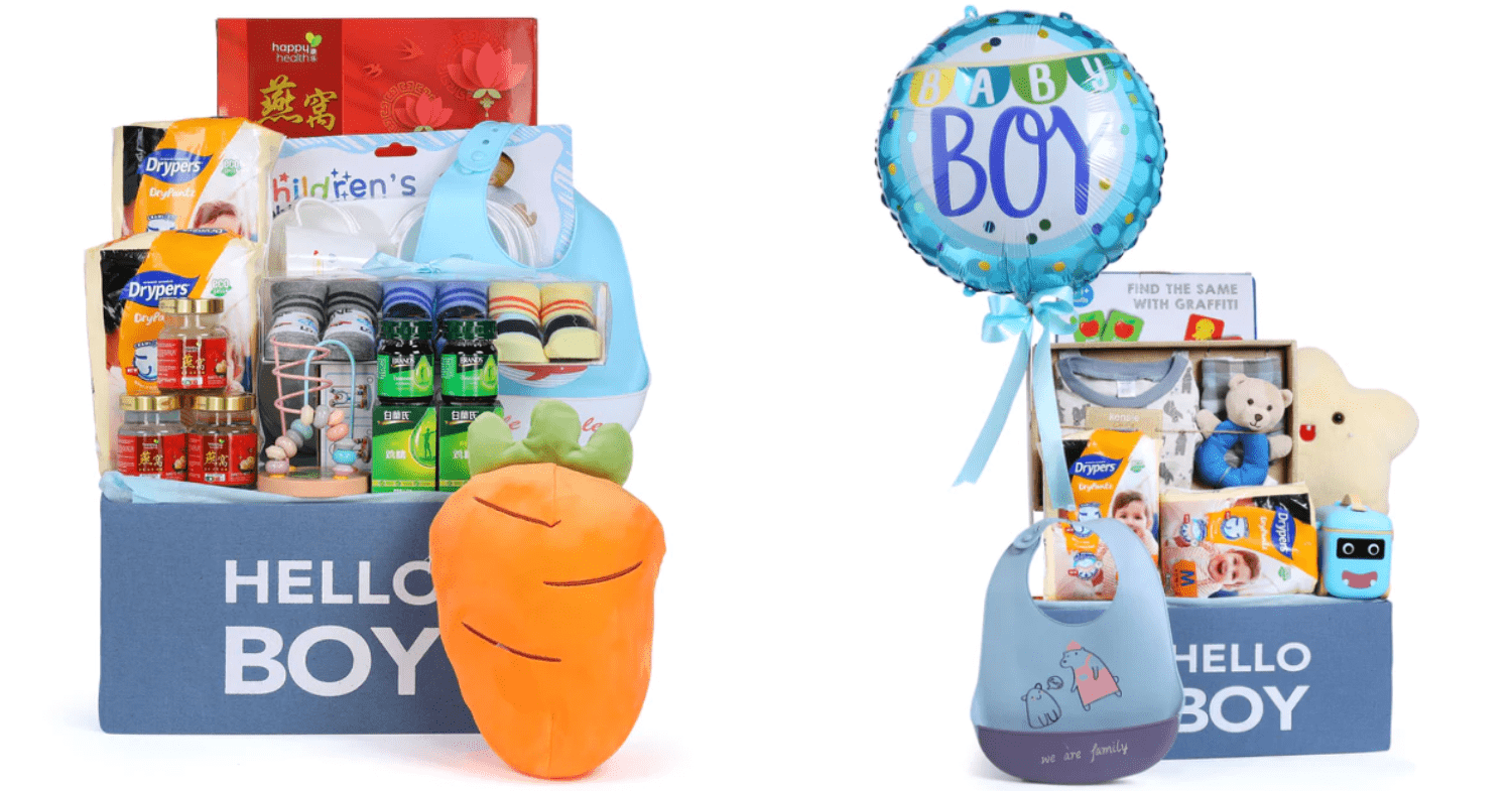 Customised baby gifts - Hampers for mothers and babies
