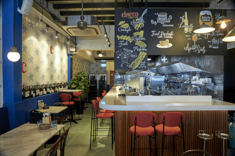 new cafe restaurants - chicco pasta bar