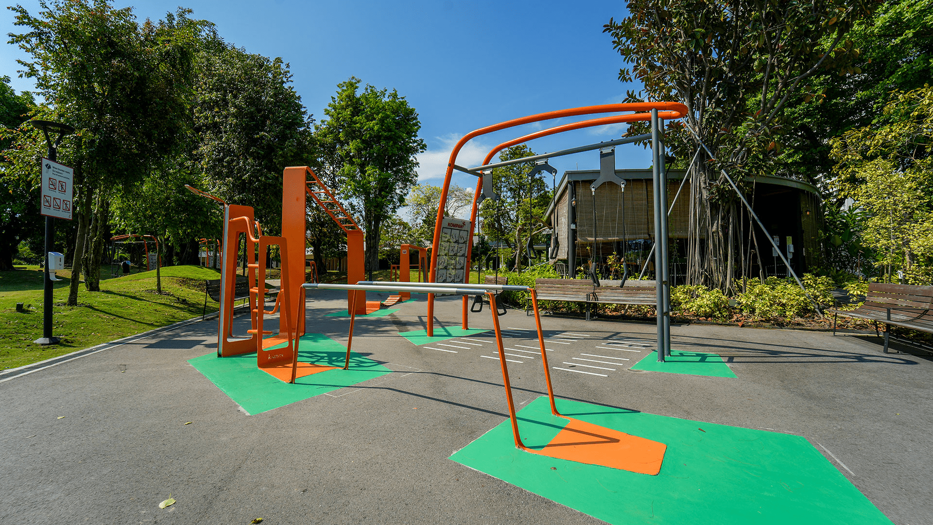 Fitness Corners In Singapore - Gardens by the Bay Active Garden Fitness Corner