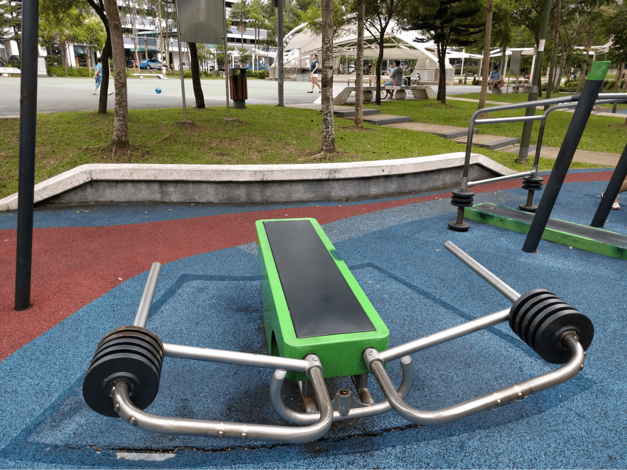 Fitness Corners In Singapore - Petir Park Bench Press Machine