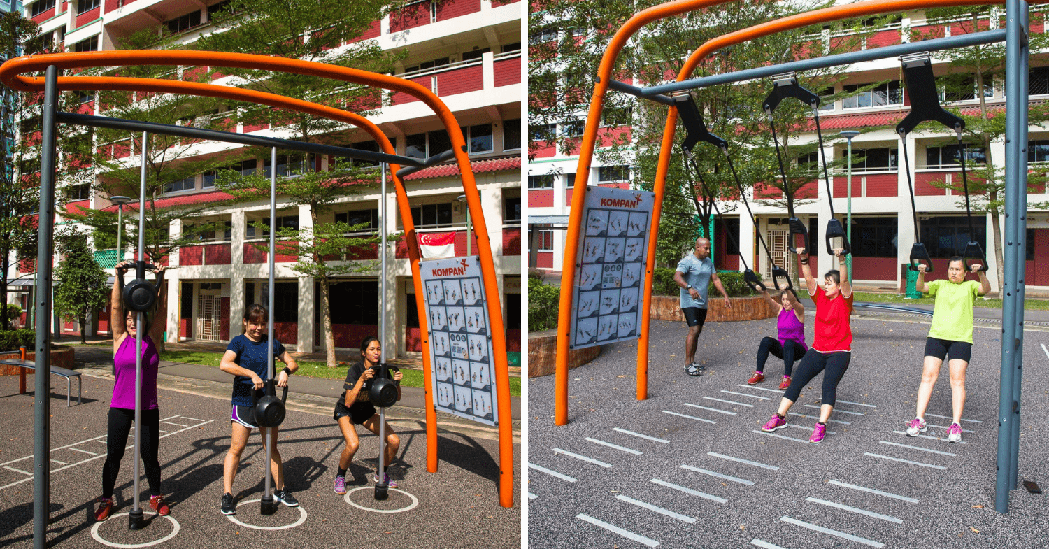 Taman Jurong Park Fitness Corner Equipment
