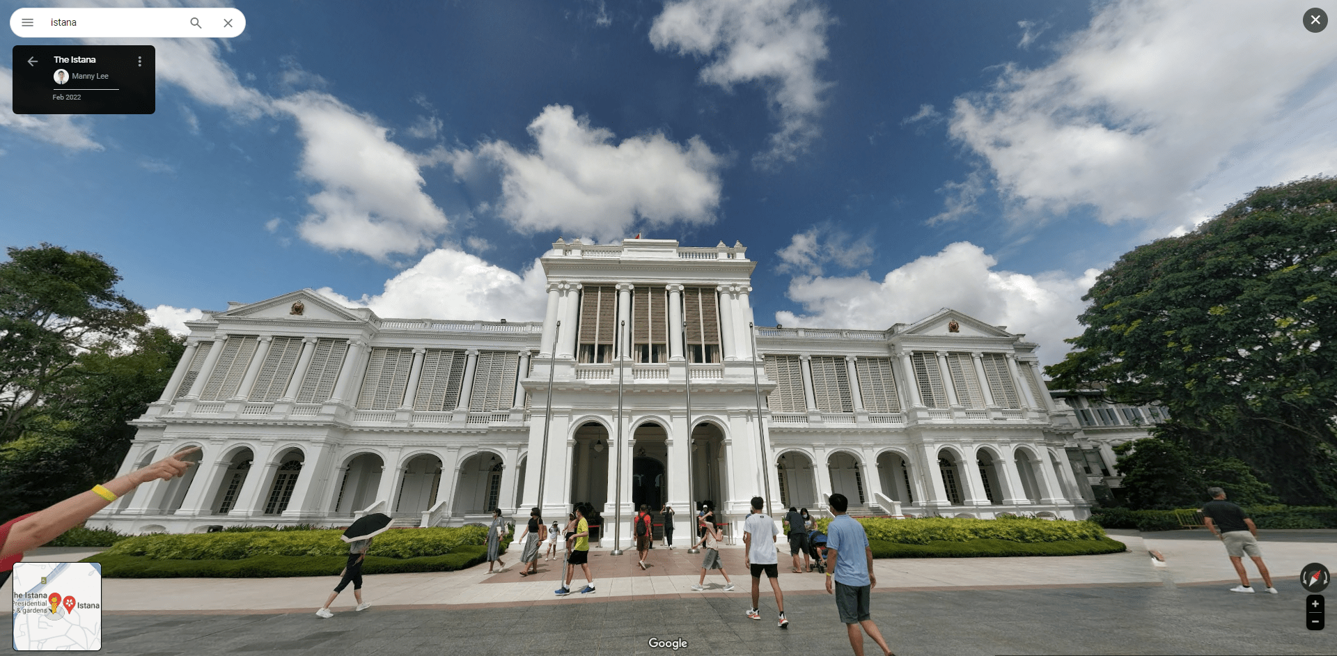 The Istana - Restricted Places In Singapore You Can Explore On Google Maps