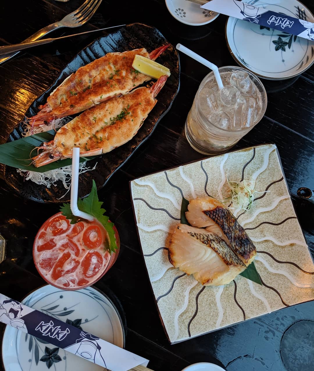 best bars clubs singapore - Kinki Bar food
