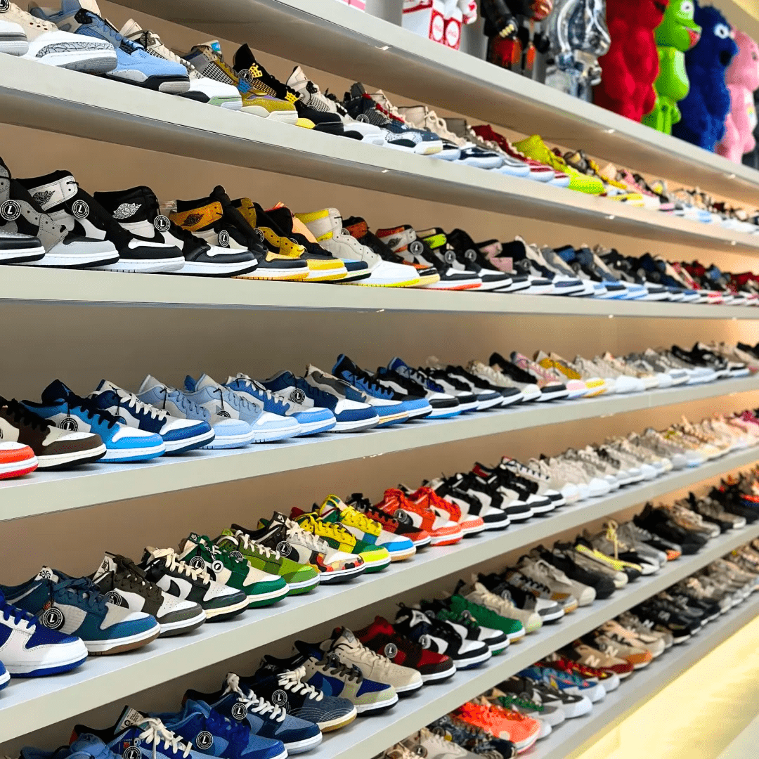 Many different types of Nike shoes