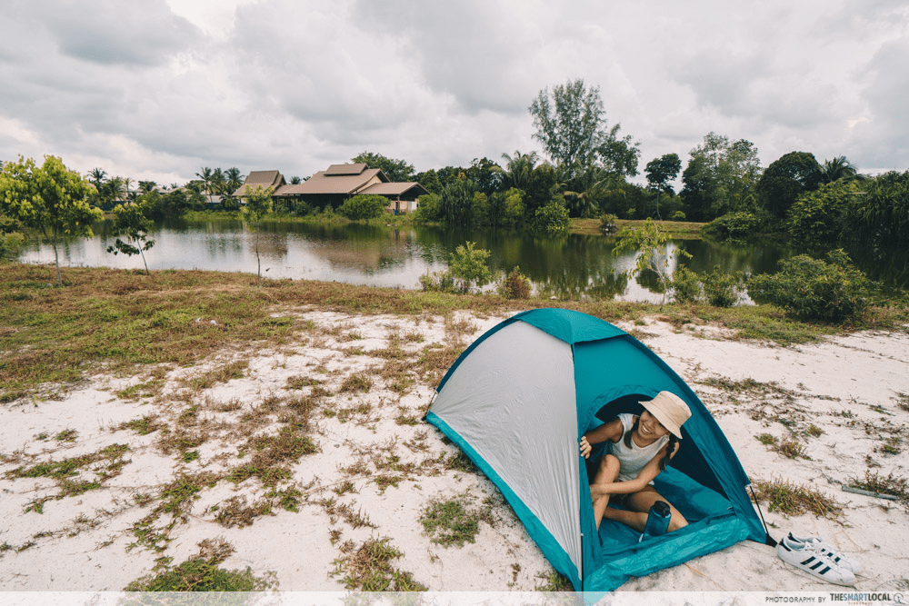 late night date ideas - camping in singapore