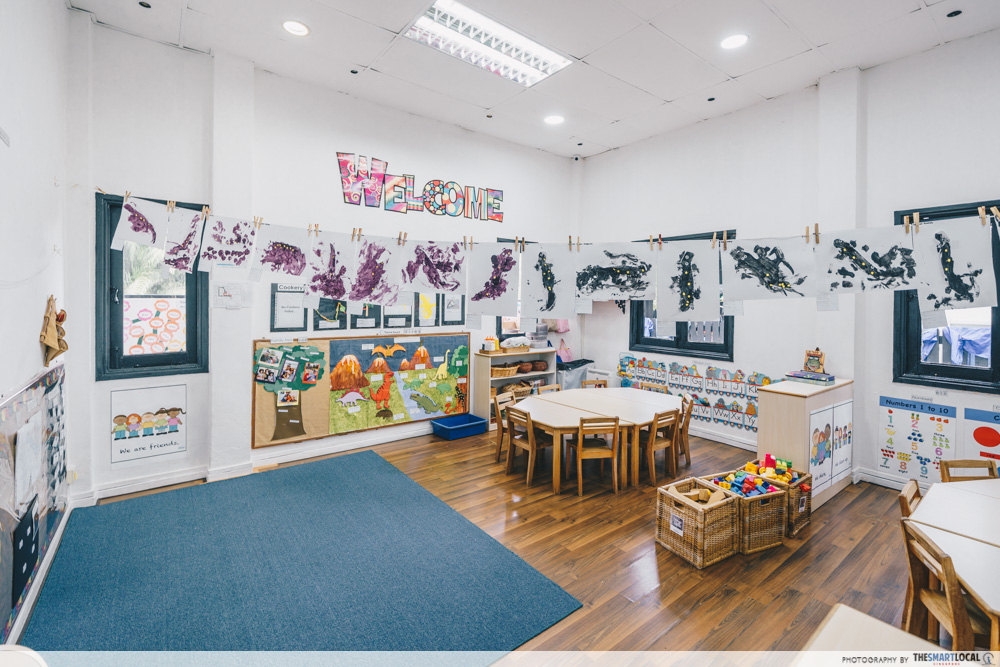 Childcare classroom in Singapore