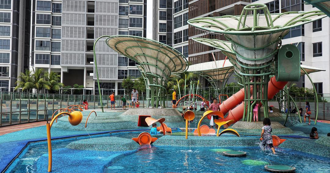 Free Water Playgrounds - Happy Park at Waterway Point