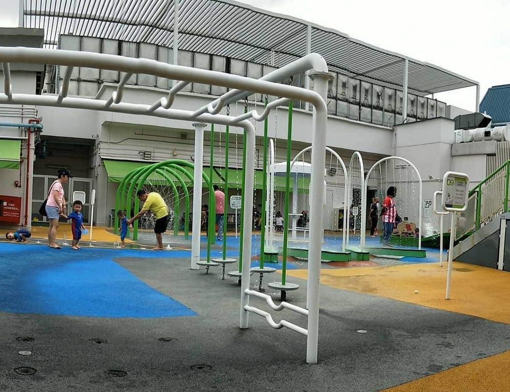 Free Water Playgrounds - Ninja Trail at Compass One